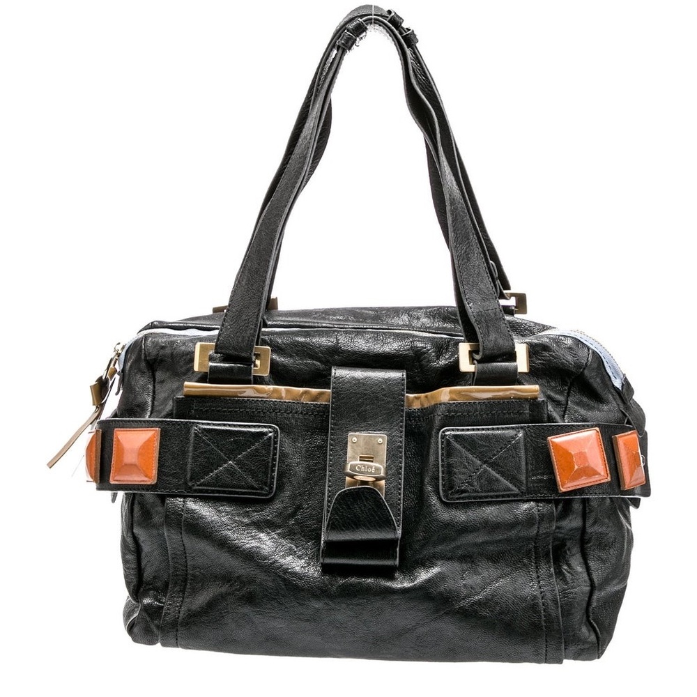 Chloé Chloe Black Audra Leather Shoulder Bag